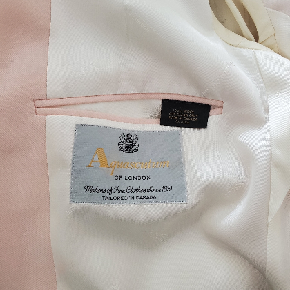 Aquascutum Pale Pink 2 Season Sportcoat